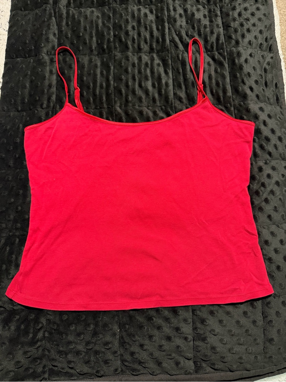 Victoria's Secret Red Adjustable Strap Cami Top